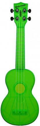 Kala KA-SWF-GN Waterman, ukulele sopranowe z pokrowcem, fluorescencyjny zielony