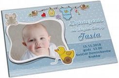 Zdjęcie Magnes Zaproszenie na Chrzest #01 - Maków Podhalański