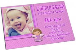 Zdjęcie Magnes Zaproszenie na Chrzest #04 - Chrzanów