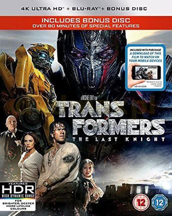 Transformers: The Last Knight (Transformers: Ostatni Rycerz) (EN) [Blu-Ray 4K]+[2xBlu-Ray]
