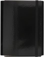 Zdjęcie Teczka z gumką A4 twarda oprawa czarna - Morąg