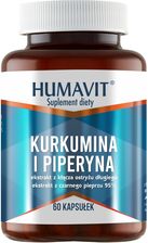 Zdjęcie Kapsułki HUMAVIT Kurkumina i piperyna 60 szt. - Wolin