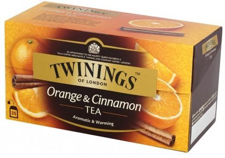 Twinings Czarna Herbata Z Cynamonem I Aromatem Pomarańczy 50G 25 Torebek