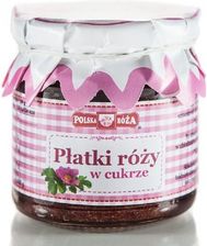 Polska Róża Płatki Róży W Cukrze 220G - Dżemy i powidła