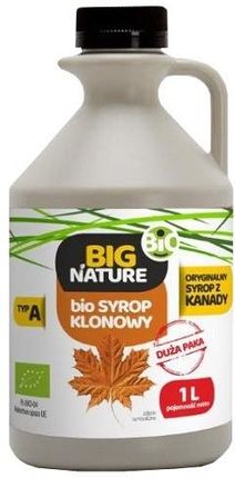 Big Nature Syrop Klonowy 1L Eko