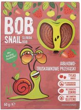 Snail Bob Przekąska Bez Cukru Jabłko & Truskawka 60G