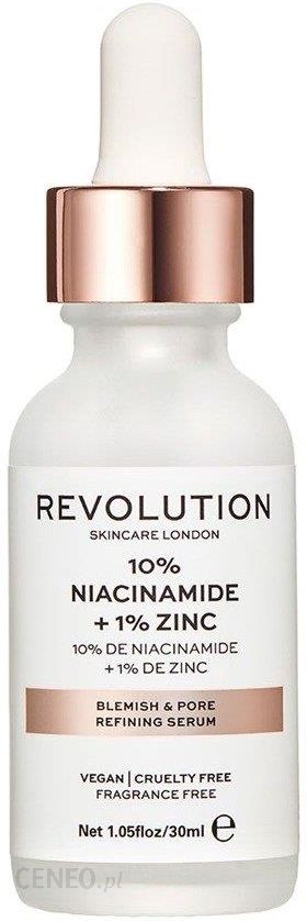  Makeup Revolution SKINCARE Blemish and Pore Refining Serum 10% Niacinamide + 1% Zinc Serum do twarzy 30ml