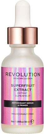 Makeup Revolution Skincare Superfruit Extract Antioxidant Rich Serum&Primer Rozświetlające Serum I Baza Pod Makijaż 30 ml