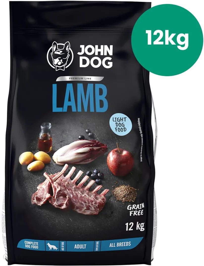 John Dog Jagnięcina z Warzywami Light Bezzbożowa 12kg