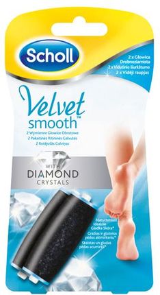 Scholl Velvet Smooth Diamond rolki 2 szt.