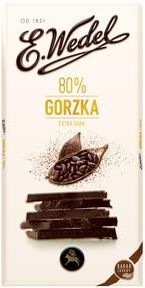 Wedel Czekolada Premium Gorzka 80% 100G