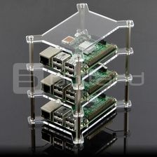Zdjęcie Gravlaser Obudowa Raspberry Pi  3B/3B/2B X3 Otwarta (rpi02698) - Kluczbork
