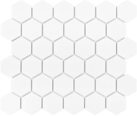 Dunin Hexagon White 51 Matt Mozaika 32X28