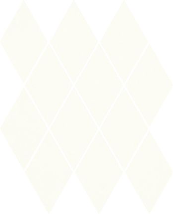 Paradyż Bianco Romb Pillow Mozaika 20,6X23,7