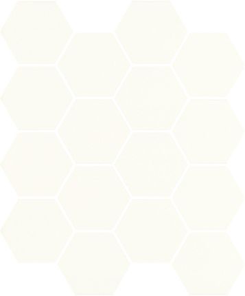 Paradyż Bianco Hexagon Mozaika 22X25,5