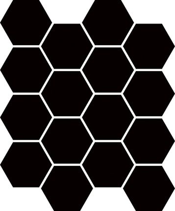 Paradyż Nero Hexagon Mozaika 22X25,5