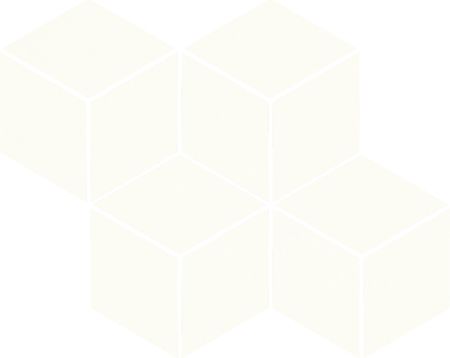 Paradyż Bianco Romb Hexagon Mozaika 20,4X23,8