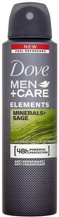 Dove Men+Care Elements dezodorant - antyperspirant w aerozolu Minerals + Sage 150ml