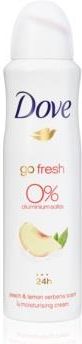 Dove Go Fresh Peach&Lemon Verbena dezodorant w sprayu bez zawartości aluminium 150ml