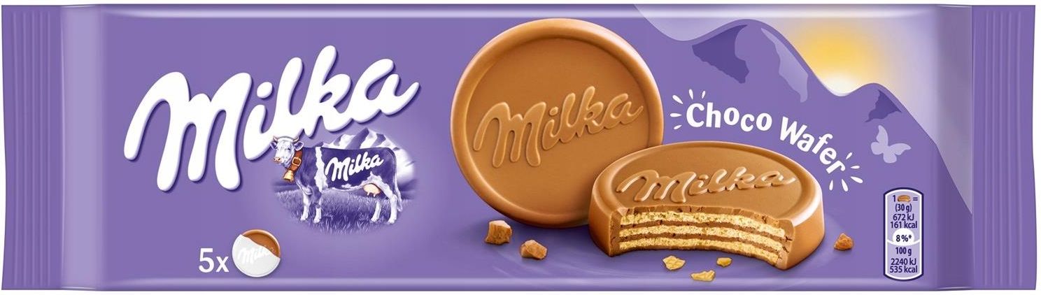 Milka Choco Wafer Wafle W Czekoladzie Szt Ceny I Opinie Ceneo Pl