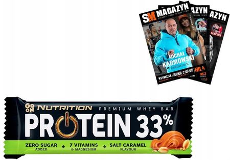 Go On Nutrition Protein Bar 33% Słony Karmel 50G