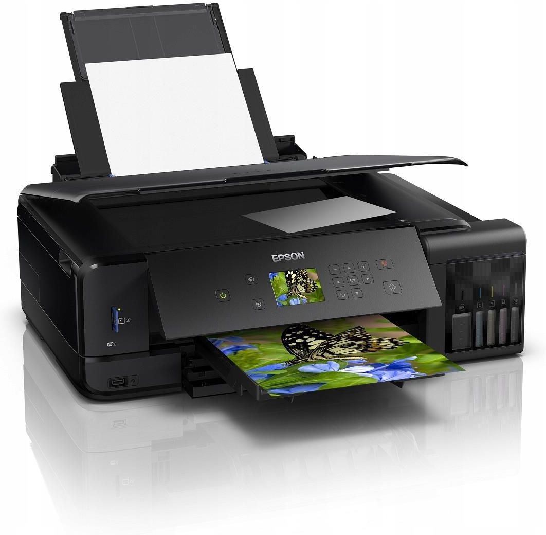 Как открыть выходной лоток на принтере epson l7180