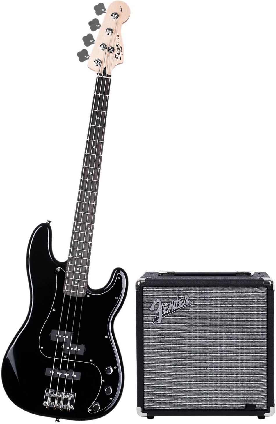 ベース Squier affinity series pj bass black Squier Affinity P Bass MN PJ BK – Thomann Polska