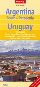 Argentina South Patagonia Uruguay Road map / Argentyna Południowa Patagonia Urugwaj Mapa samochodowa PRACA ZBIOROWA