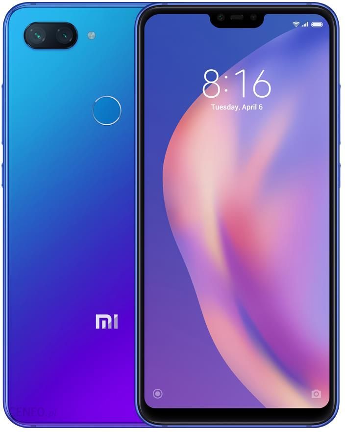 Xiaomi Mi8 Lite 6/128GB Niebieski - Cena, opinie na Ceneo.pl
