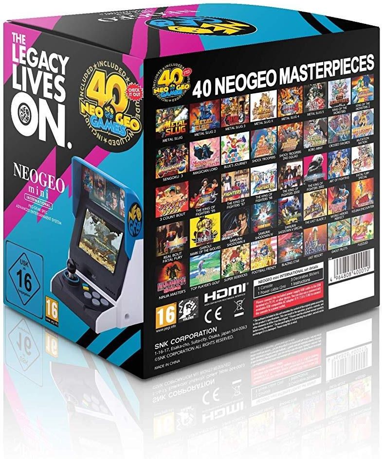 SNK NeoGeo Mini - 40th Anniversary Console - Ceny i opinie
