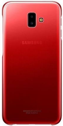 Samsung Gradation Cover do Galaxy J6+ czerwony (EF-AJ610CREGWW)
