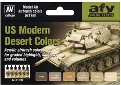 Zdjęcie Vallejo Us Modern Desert Colors Zestaw Farb (71209) - Szadek