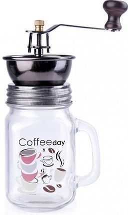 MONDEX Młynek do kawy ręczny szklany COFFE DAY
