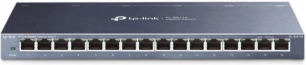 Tp-Link 16Port 1GB Metalen Behuizing (TLSG116)