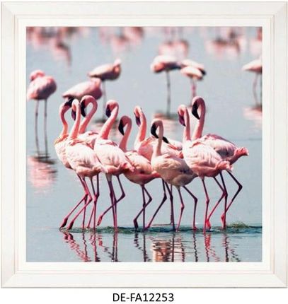 Obraz Flamingo Flock 90X90Cm