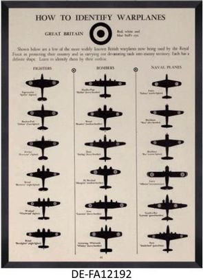 Obraz Britain Warplanes 60X80Cm