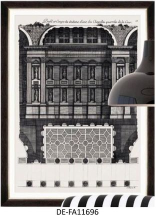 Obraz L`Architecture Francais By Marot Ii 60X80Cm