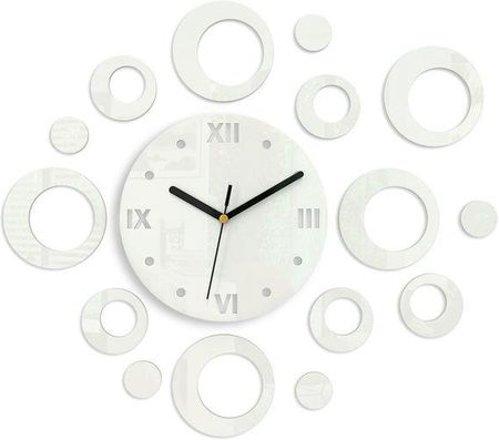 Modernclock Zegar Ścienny Ring Biały