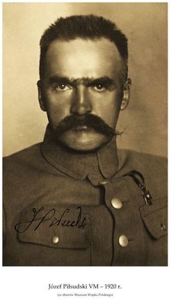 Plakat A3 - Józef Piłsudski – VM – 1920 r. GPlakJP04