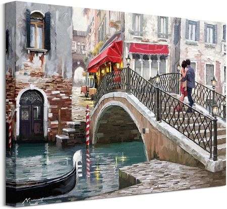 Richard Macneil Venice Bridge - obraz na płótnie 40x30 cm WDC92886