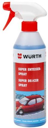 Wurth Odmrazacz Do Szyb Super W Sprayu 500Ml