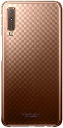 Samsung Gradation Cover do Galaxy A7 2018 złoty (EF-AA750CFEGWW)