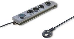 Zdjęcie Qoltec Quick Switch 4 Gniazda 2,5m (50164) - Wisła
