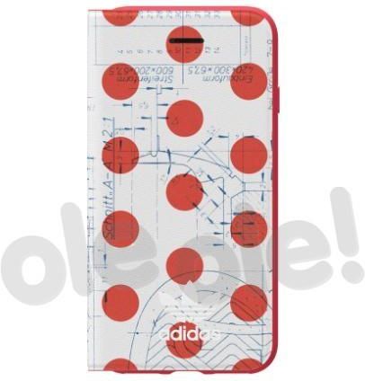 Adidas Booklet Case FW17 iPhone 6/6s/7/8 czerwony (CJ1260)