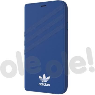 Adidas Booklet Case Suede FW17 iPhone X niebieski (CJ1296)