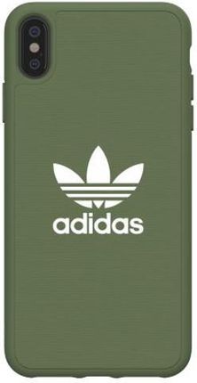 Adidas Moulded Case Canvas iPhone Xs Max zielony (32841)