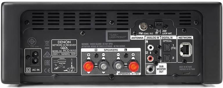 Denon Ceol Rcdn-10 czarny - zdjęcie 4 Denon Ceol Rcdn-10 czarny