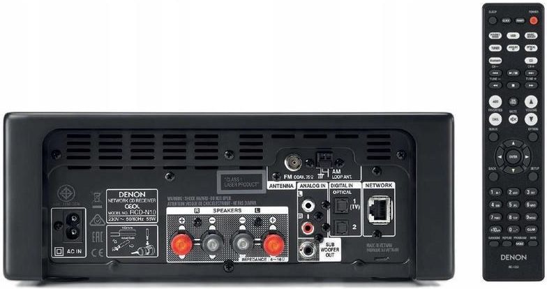 Denon Ceol Rcdn-10 czarny - zdjęcie 5 Denon Ceol Rcdn-10 czarny