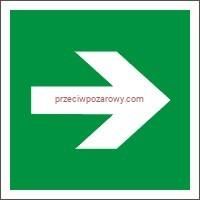 Przeciwpozarowy.Com Kierunek Drogi Ewakuacyjnej Strzałka Prosta 150X150