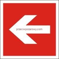 Przeciwpozarowy.Com Kierunek Do Miejsca Rozmieszczenia Sprzętu Pożarniczego 150X150 Strzałka Prosta
